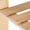 Oppbevaringshylle 5 etasjer 80x28,5x170 cm heltre furu