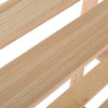 Oppbevaringshylle 3 etasjer 80x28,5x90 cm heltre furu