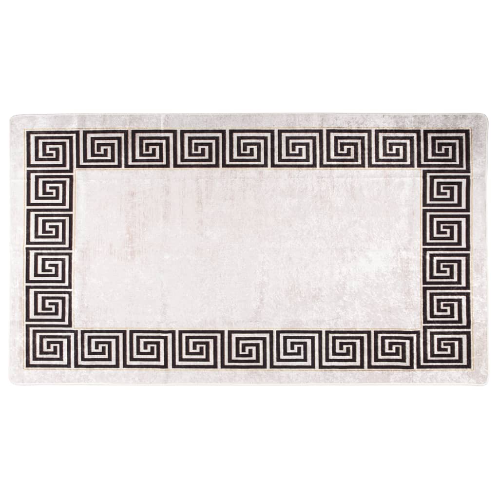 Vaskbart teppe 190x300 cm lys beige