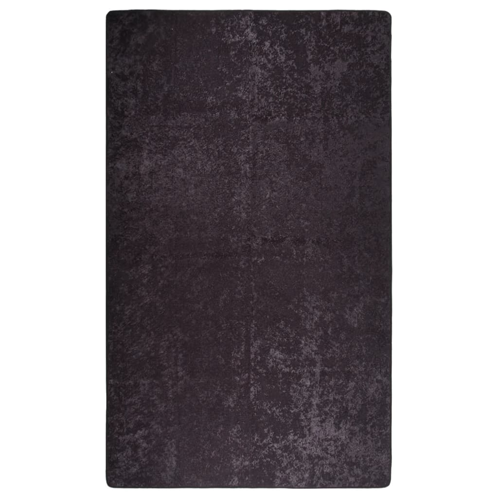 Vaskbart teppe 120x180 cm antrasitt