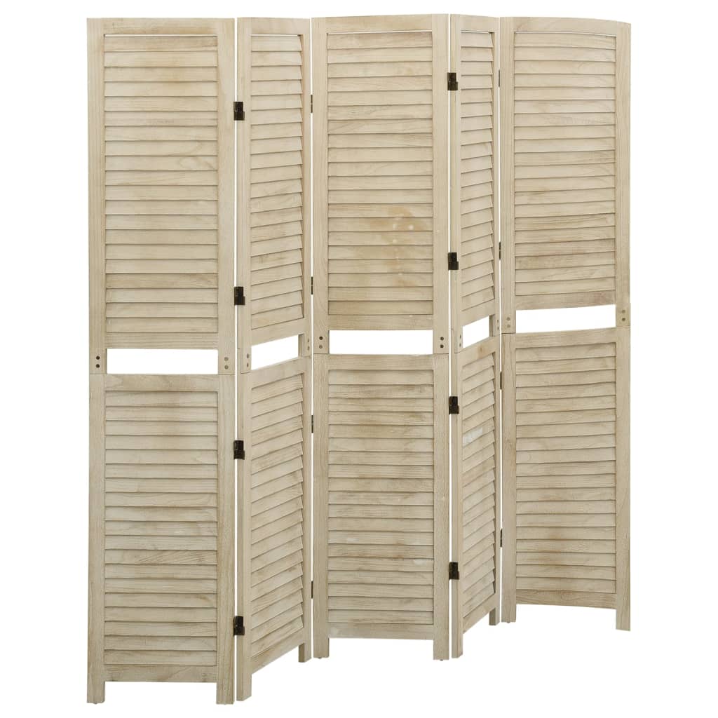 Romdeler 5 paneler 175x165 cm heltre keisertre