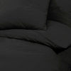 Sengesett svart 155x220 cm bomull