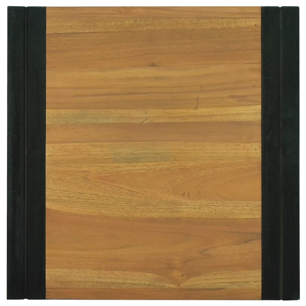 Veggmontert baderomsskap 45x45x35 cm heltre teak