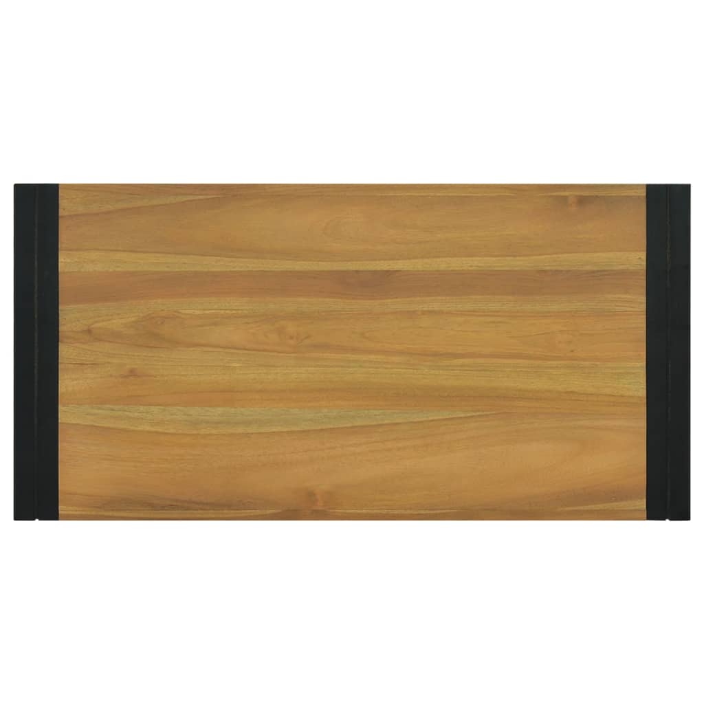 Baderomsskap 90x45x35 cm heltre teak