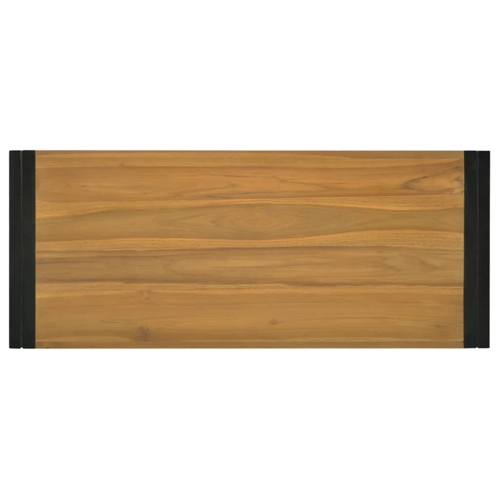 Baderomsskap 120x45x35 cm heltre teak