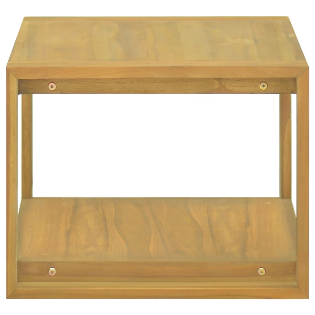 Veggmontert baderomsskap 60x45x35 cm heltre teak