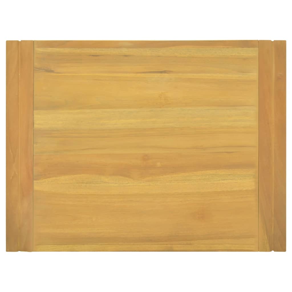 Veggmontert baderomsskap 60x45x35 cm heltre teak