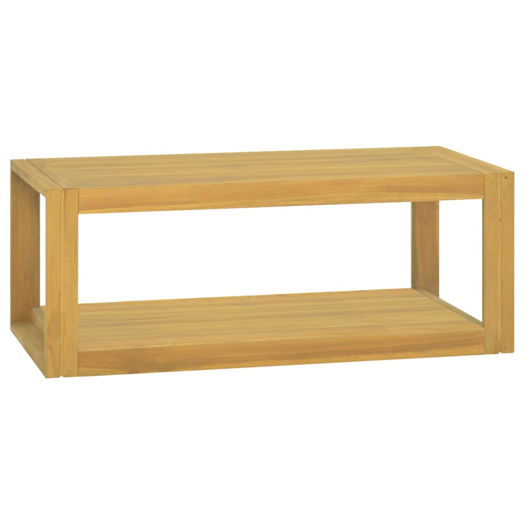 Veggmontert baderomsskap 90x45x35 cm heltre teak