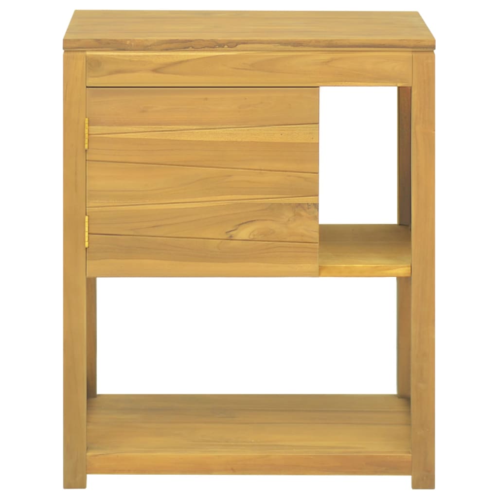 Baderomsskap 60x40x75 cm heltre teak