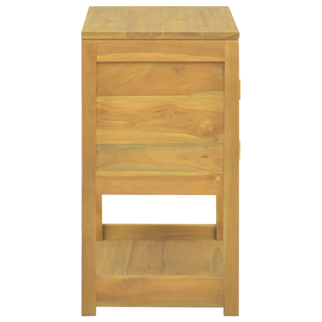 Baderomsskap 60x40x75 cm heltre teak