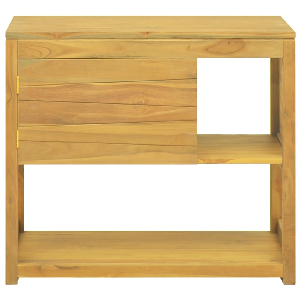 Baderomsskap 85x40x75 cm heltre teak