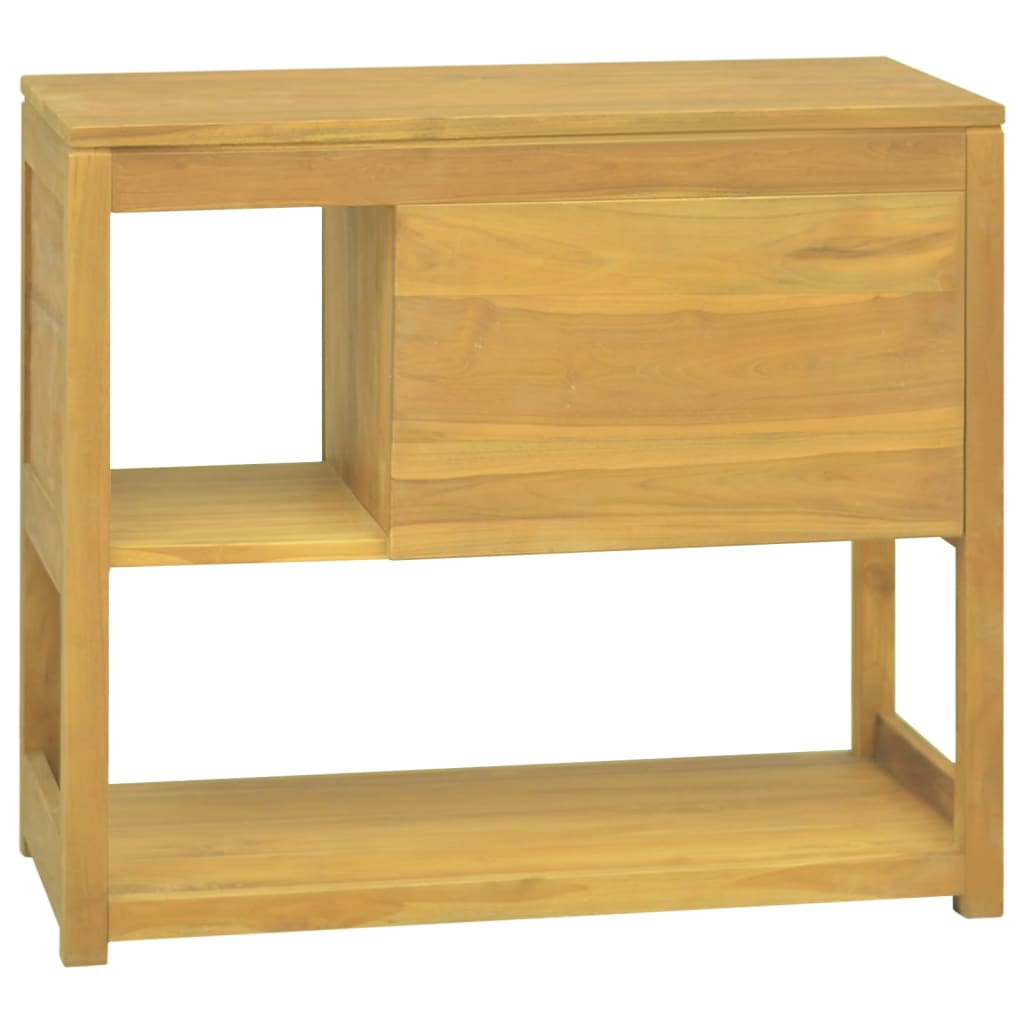 Baderomsskap 85x40x75 cm heltre teak