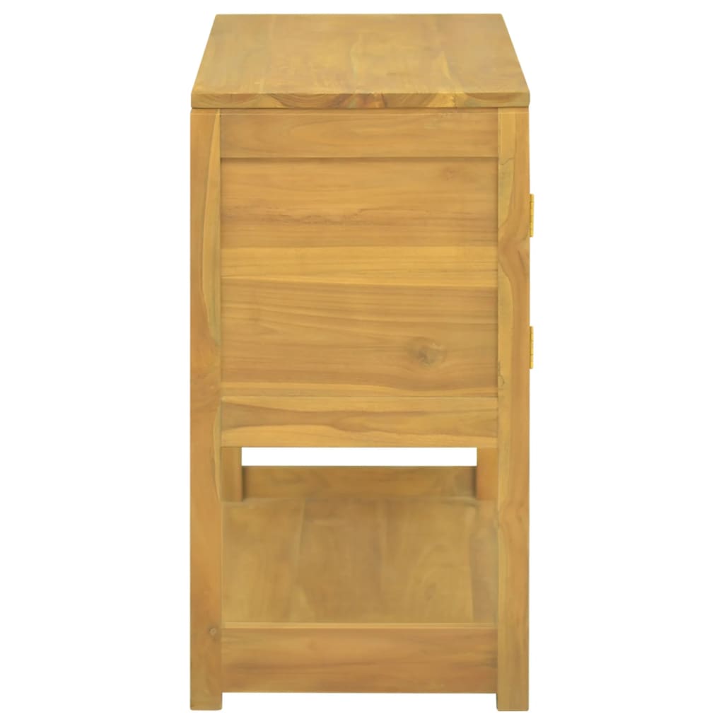 Baderomsskap 85x40x75 cm heltre teak