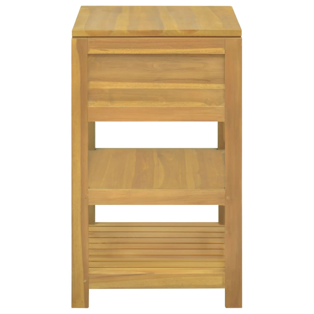 Baderomsskap 60x45x75 cm heltre teak