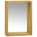 Speilskap 30x10x40 cm heltre teak
