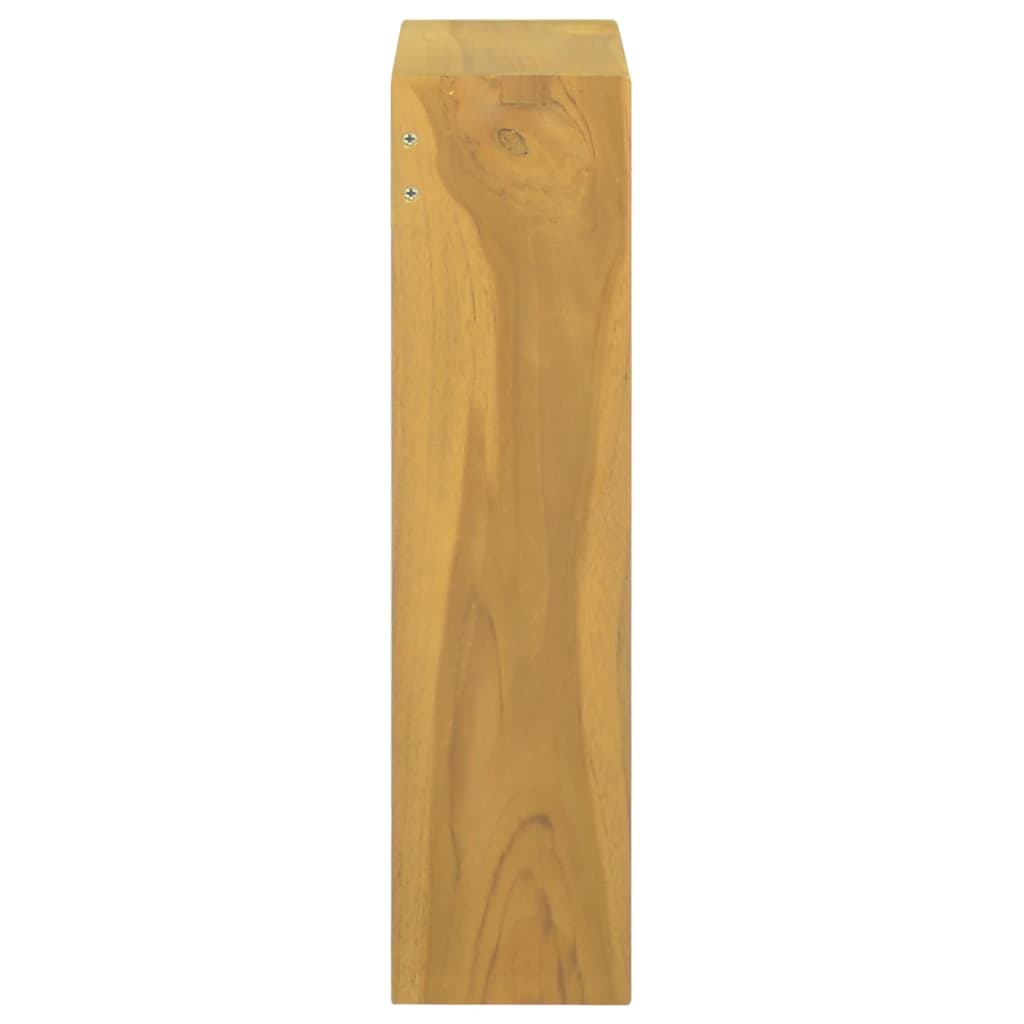 Speilskap 30x10x40 cm heltre teak