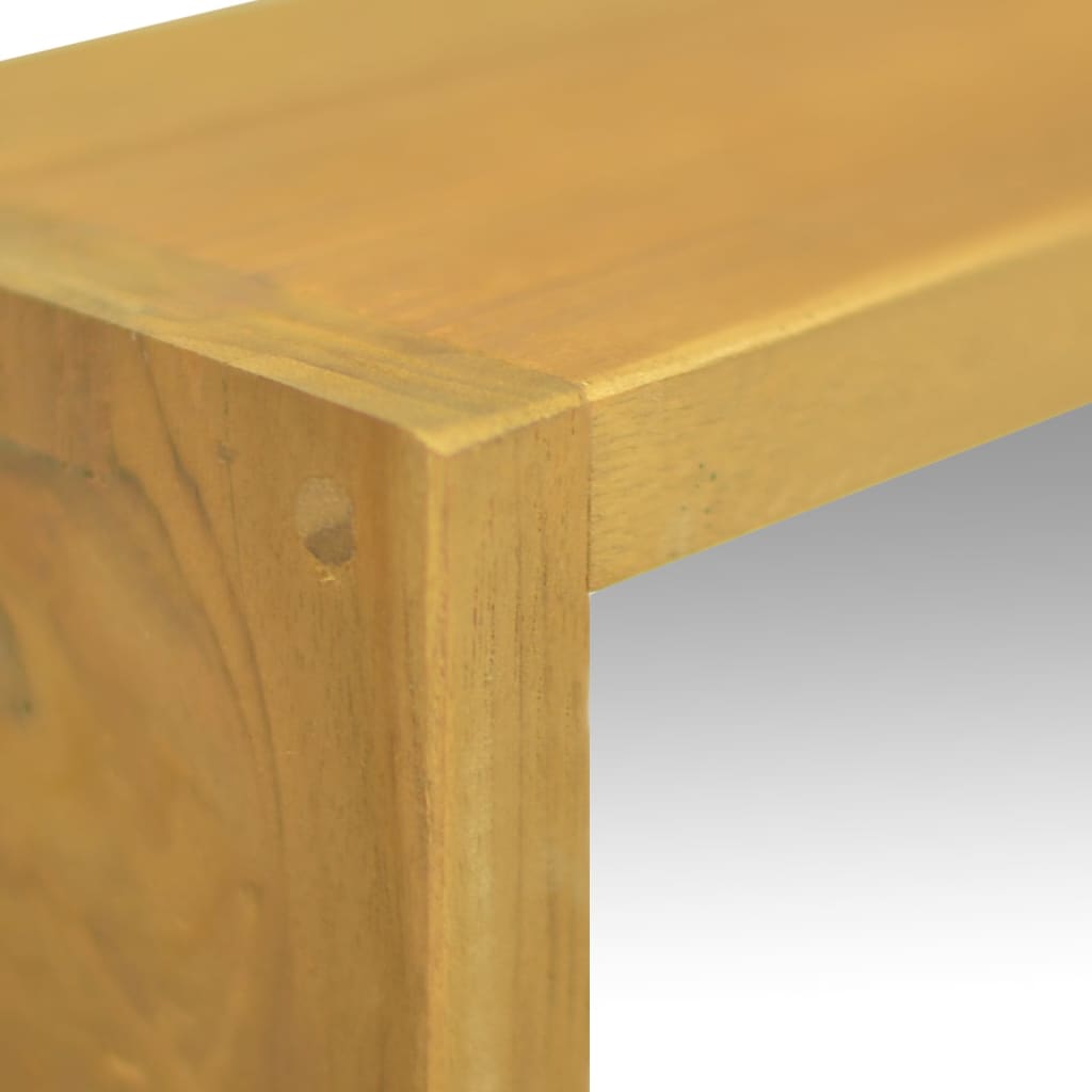 Speilskap 30x10x40 cm heltre teak