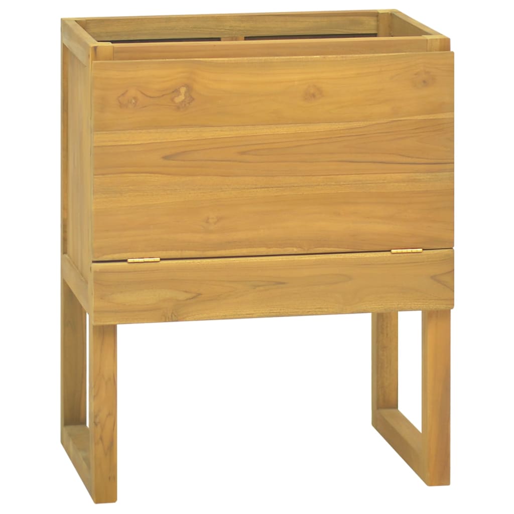 Baderomsskap 60x45x75 cm heltre teak