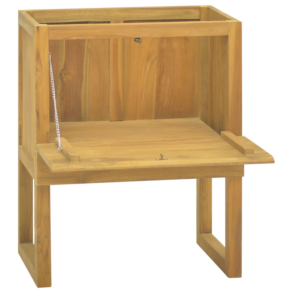 Baderomsskap 60x45x75 cm heltre teak