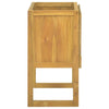 Baderomsskap 60x40x75 cm heltre teak