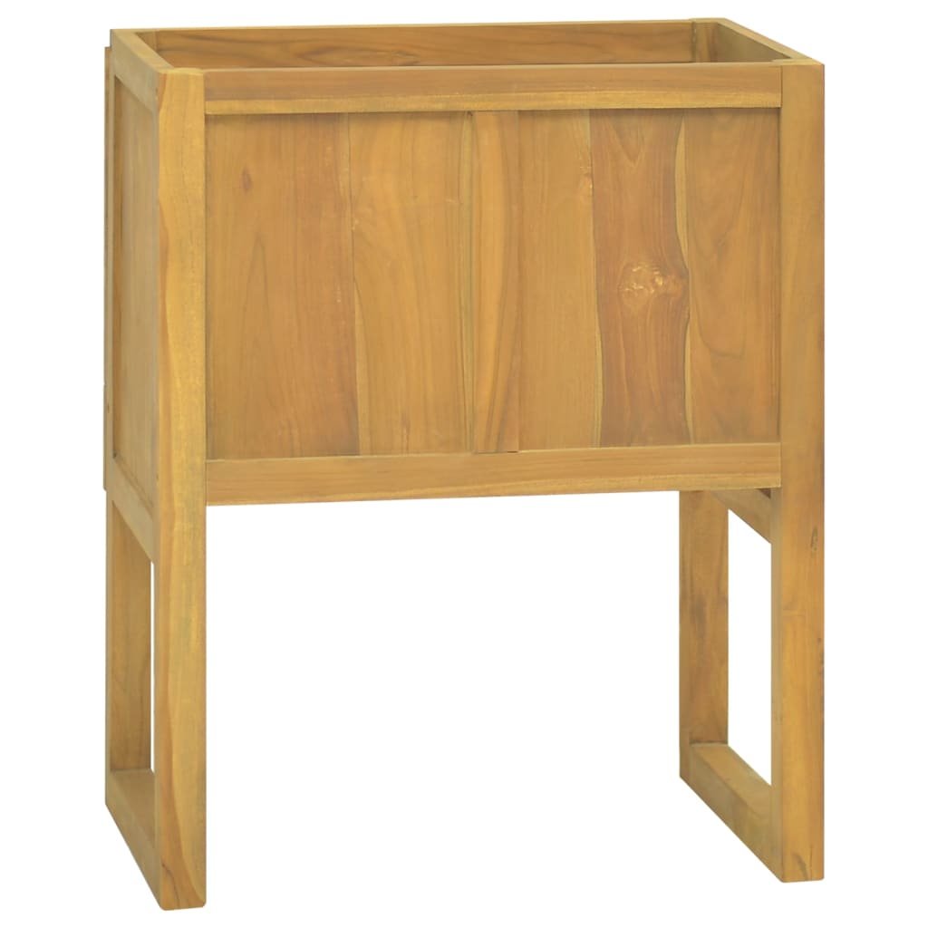 Baderomsskap 60x45x75 cm heltre teak