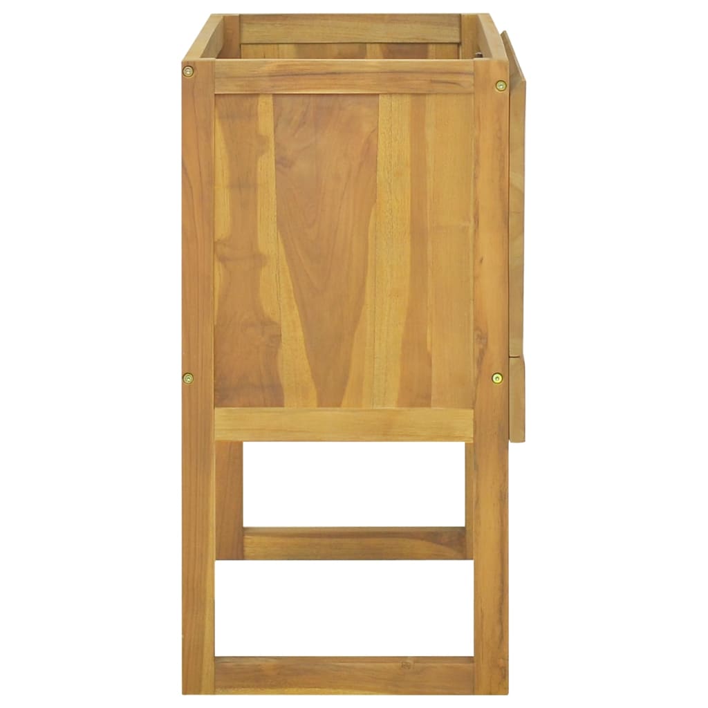 Baderomsskap 90x45x75 cm heltre teak