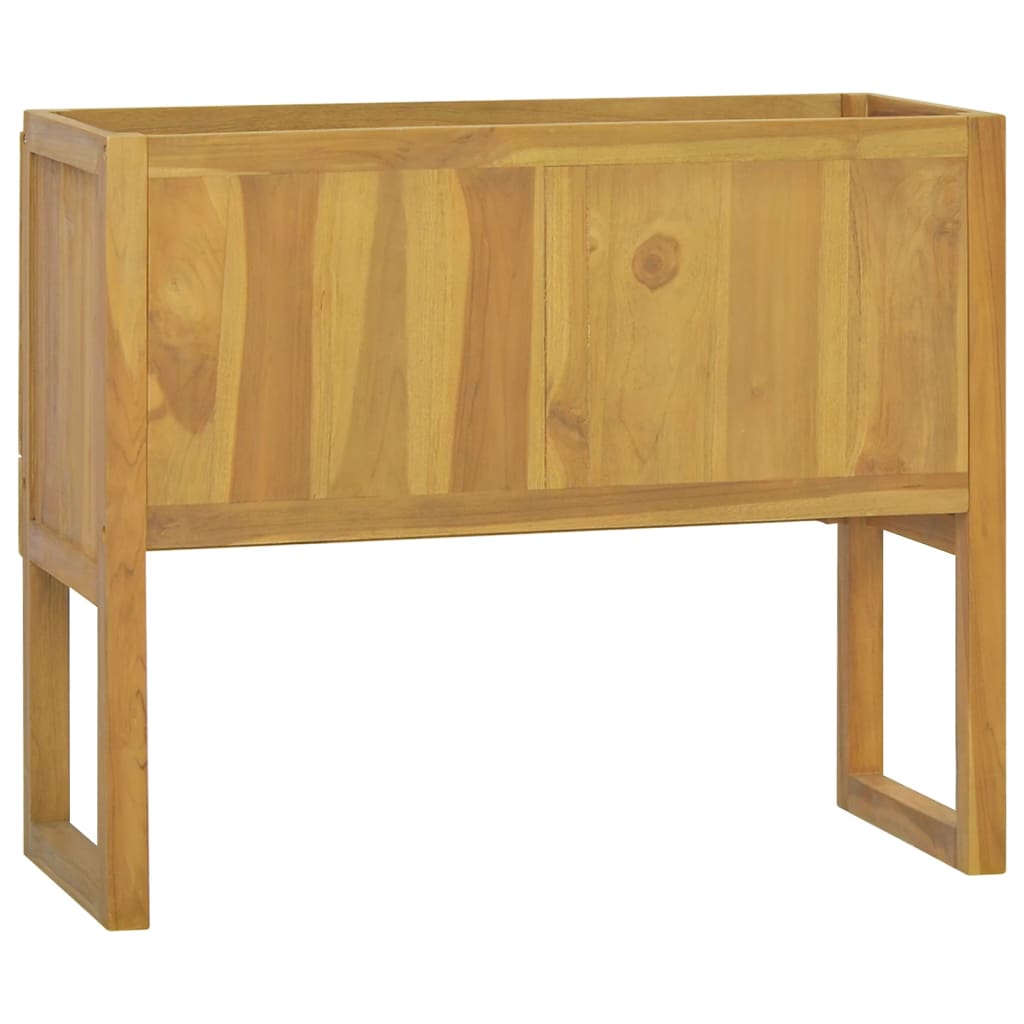 Baderomsskap 90x45x75 cm heltre teak