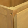 Baderomsskap 90x40x75,5 cm heltre teak