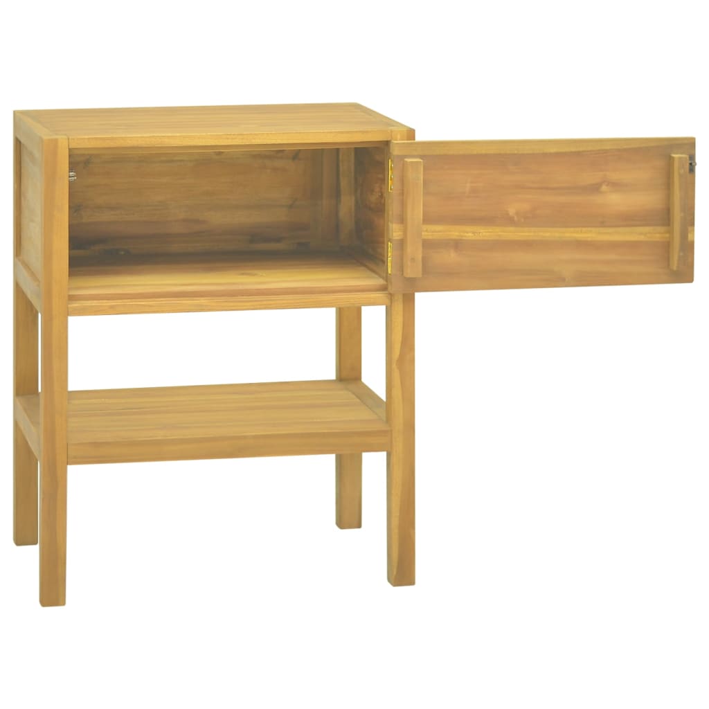 Baderomsskap 60x40x75 cm heltre teak