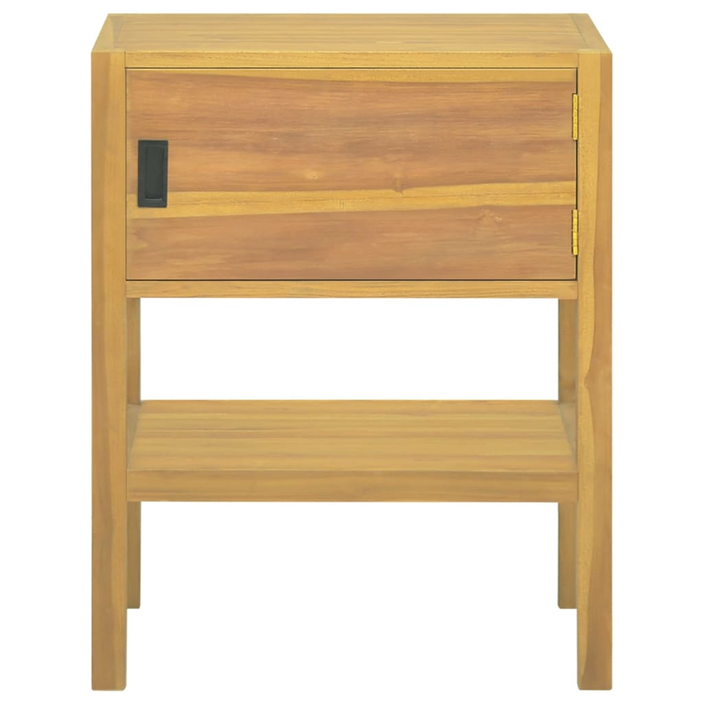 Baderomsskap 60x40x75 cm heltre teak