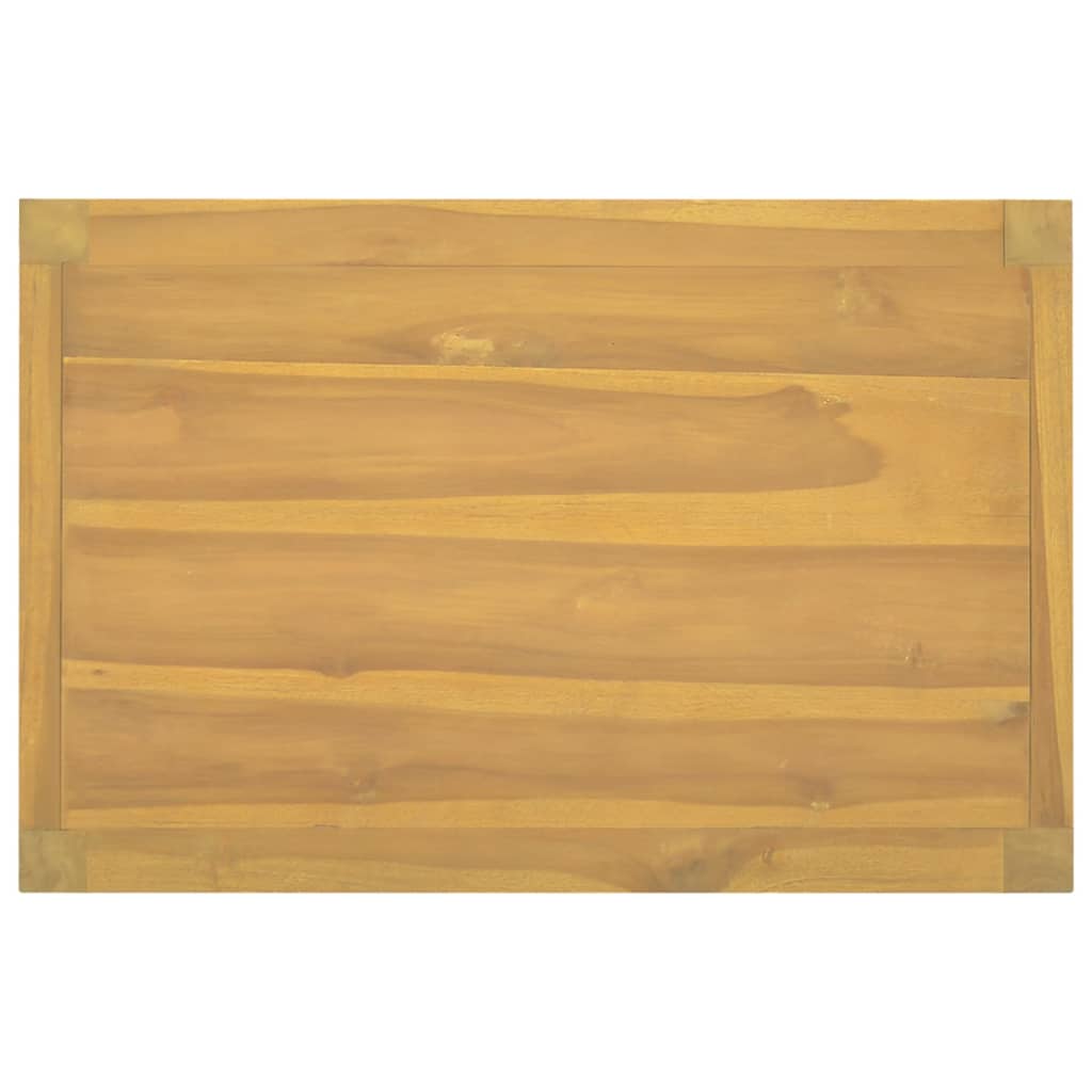 Baderomsskap 60x40x75 cm heltre teak