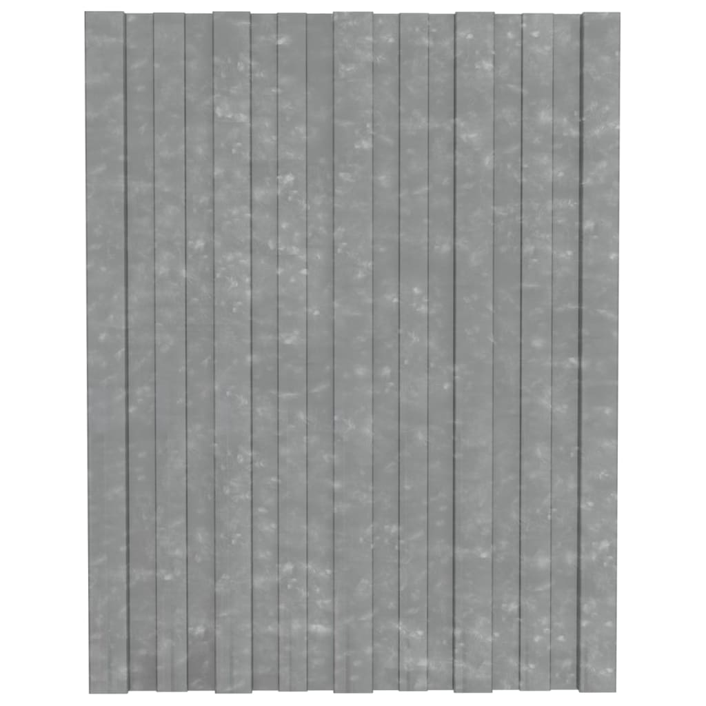 Takplater 36 stk sølv 60x45 cm galvanisert stål