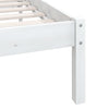Sengeramme hvit heltre furu 140x200 cm