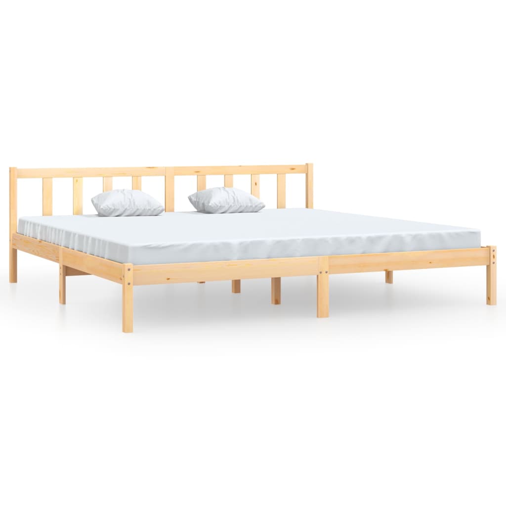 Sengeramme heltre furu 200x200 cm