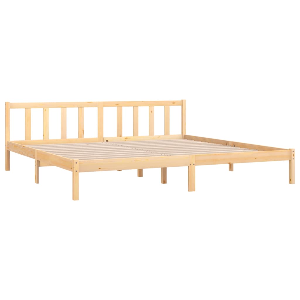 Sengeramme heltre furu 200x200 cm
