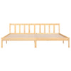 Sengeramme heltre furu 200x200 cm