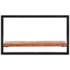Vegghyller 2 stk 60x25x35 cm heltre akasie og stål
