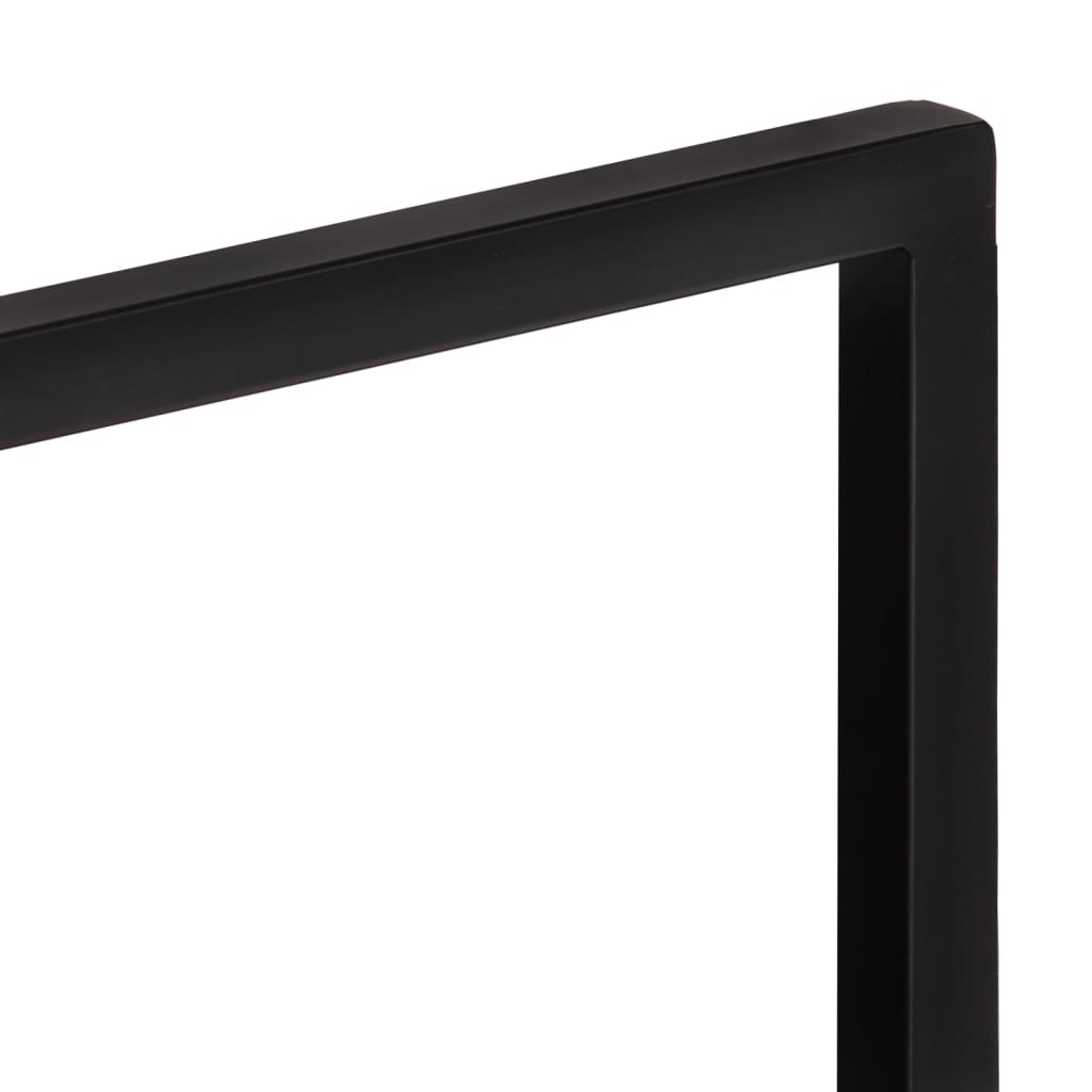 Vegghyller 2 stk 60x25x35 cm heltre akasie og stål