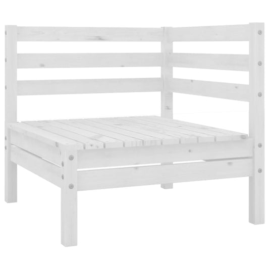 2-seters hagesofa hvit heltre furu