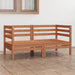 2-seters hagesofa honningbrun heltre furu