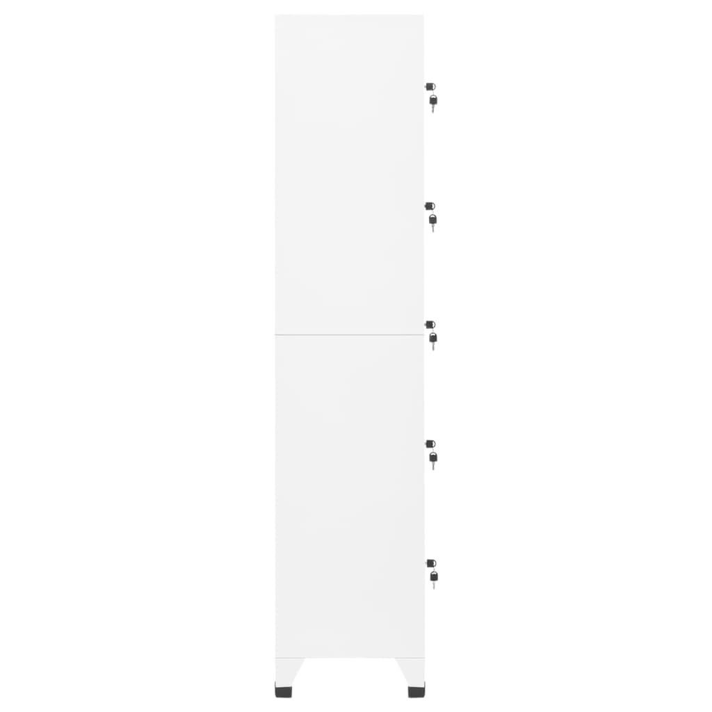 Oppbevaringsskap hvit 38x40x180 cm stål