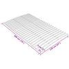 Sengebunnsutskiftning med 24 lameller 120x200 cm