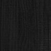Sengeramme heltre furu 140x190 cm svart