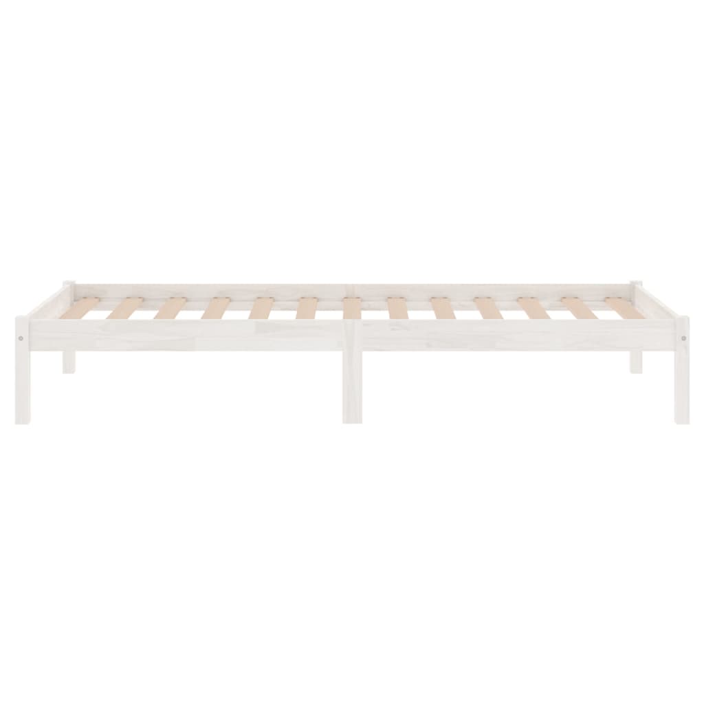 Sengeramme hvit heltre furu 90x200 cm