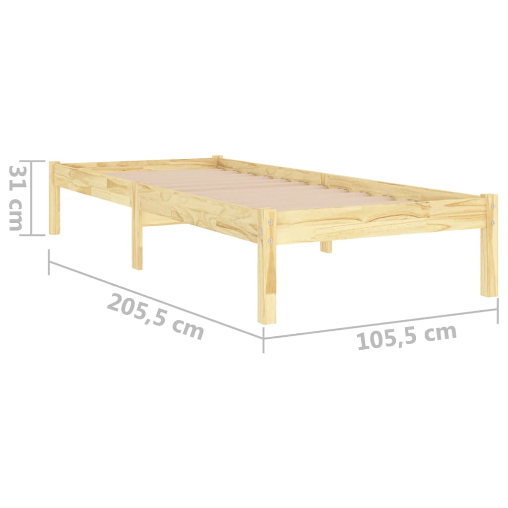 Sengeramme heltre furu 100x200 cm