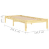 Sengeramme heltre furu 100x200 cm