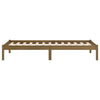 Sengeramme honningbrun heltre furu 100x200 cm