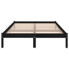 Sengeramme svart heltre 150x200 cm King Size