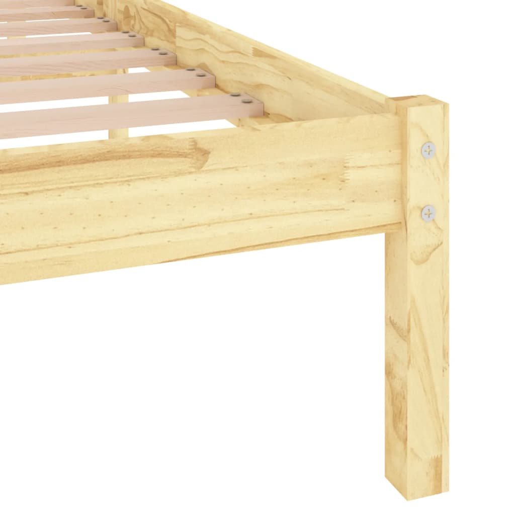 Sengeramme heltre furu 200x200 cm