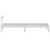 Sengeramme hvit heltre 75x190 cm Small Single